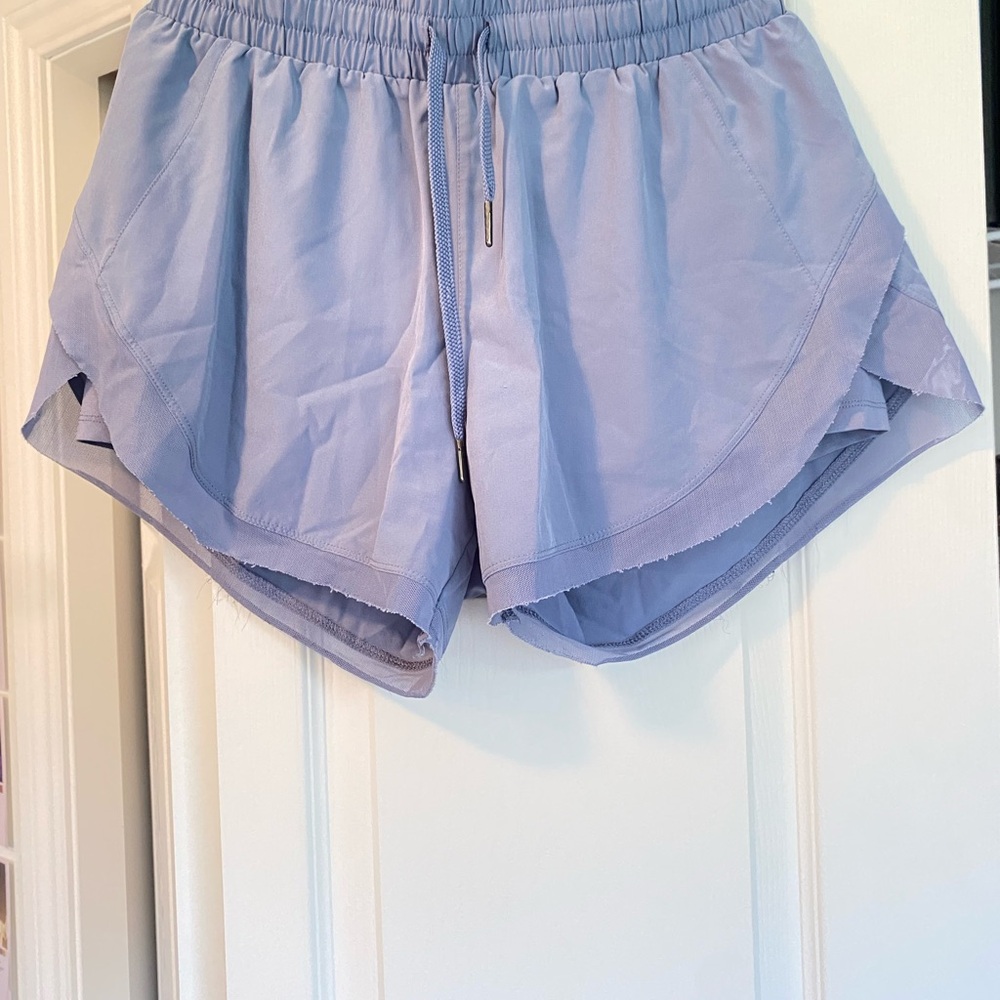 HALARA Light Blue Athletic Shorts Lightweight Double-Layer Design
